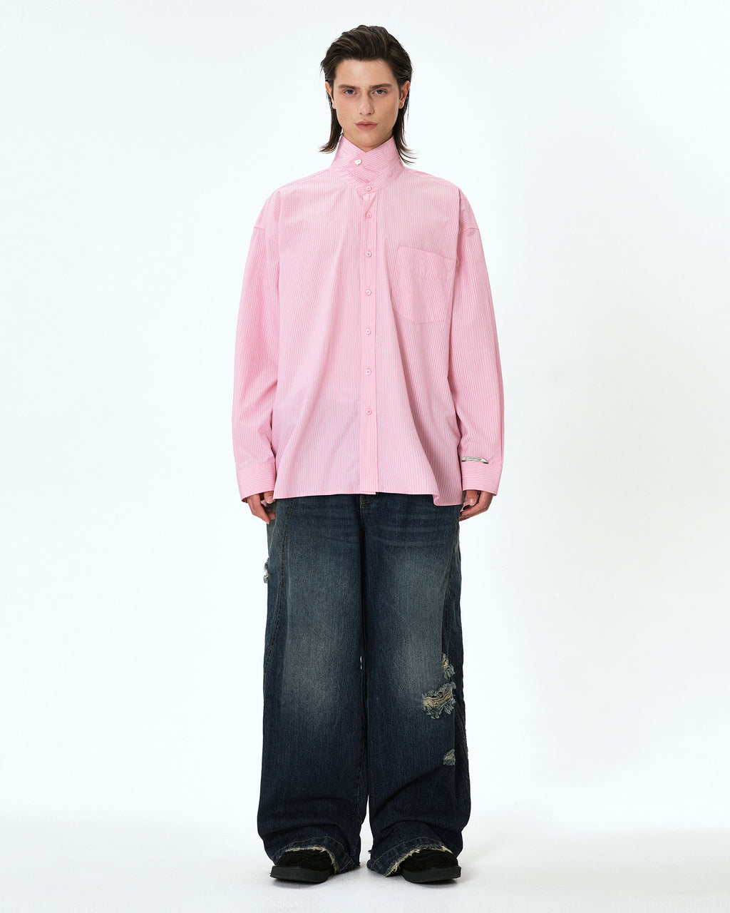 Ader Error - Artu shirt (Pink) product image 3 | TRAB K-Fashion Australia