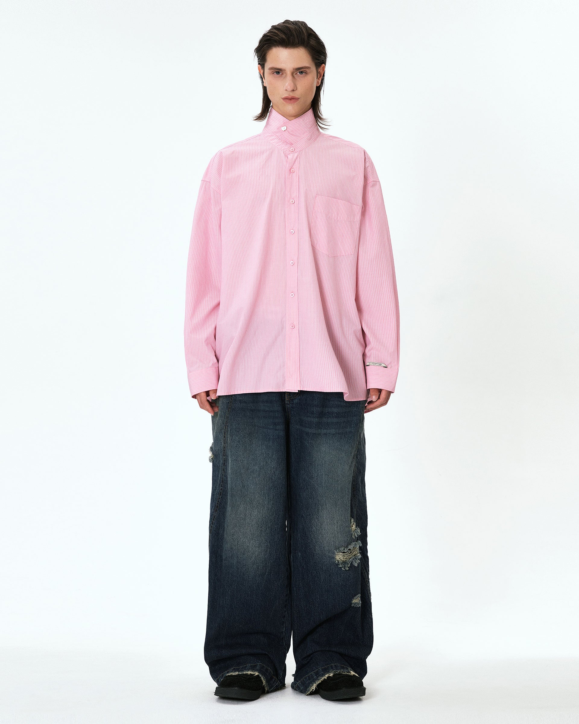 Ader Error - Artu shirt (Pink) product image 3 | TRAB K-Fashion Australia