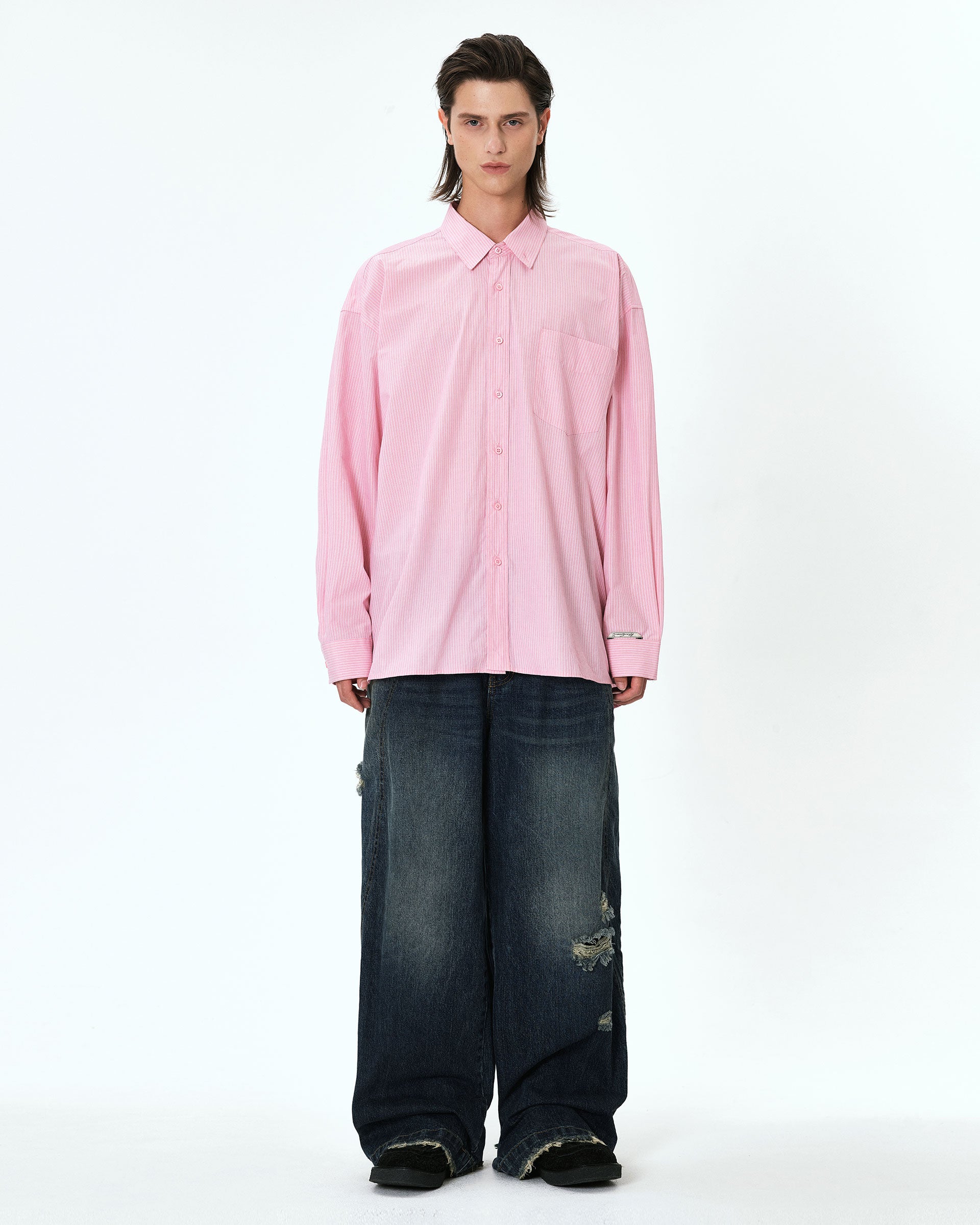 Ader Error - Artu shirt (Pink) product image 4 | TRAB K-Fashion Australia