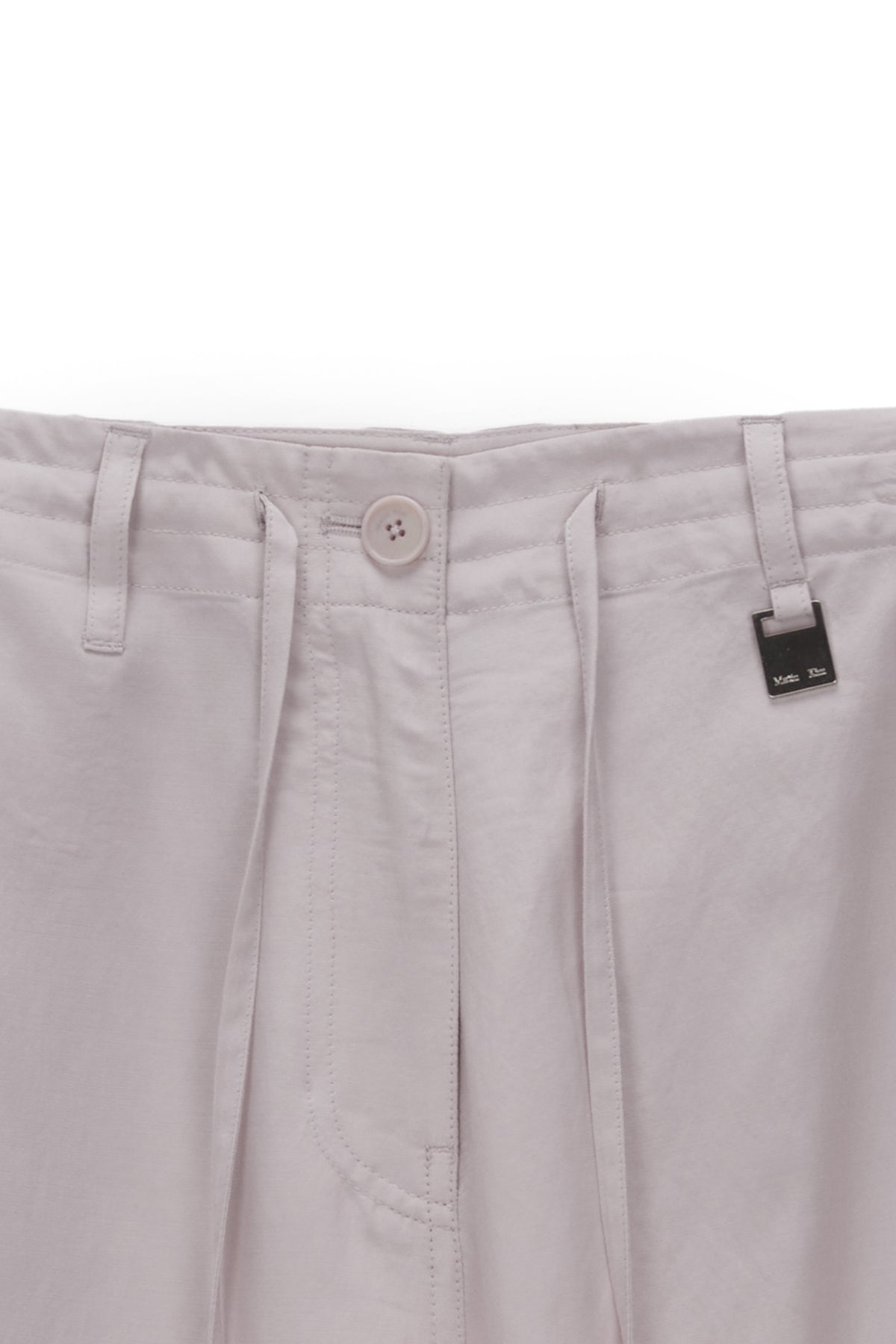 Matin Kim - String Point Big Pocket Cargo Pants (Light Pink) product image 3 | TRAB K-Fashion Australia