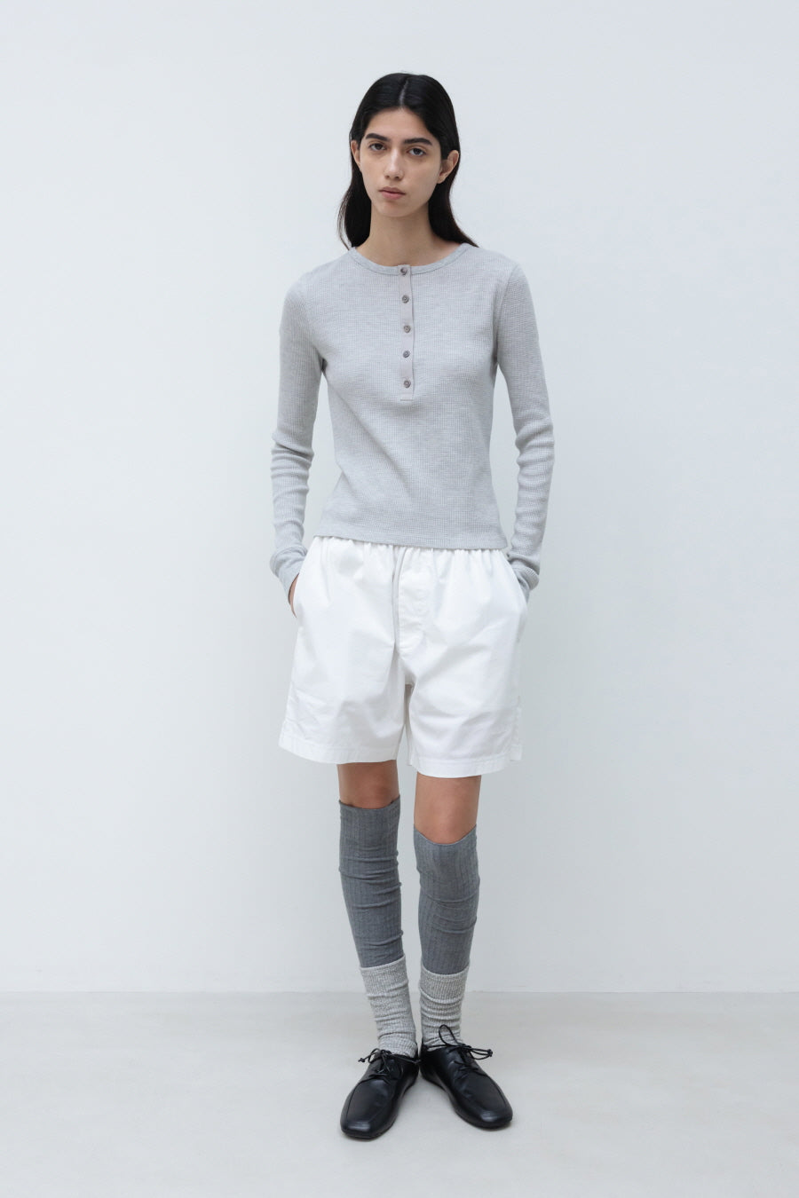 Insilence - Hand & Leg Warmer (Melange Grey) product image 2 | TRAB K-Fashion Australia