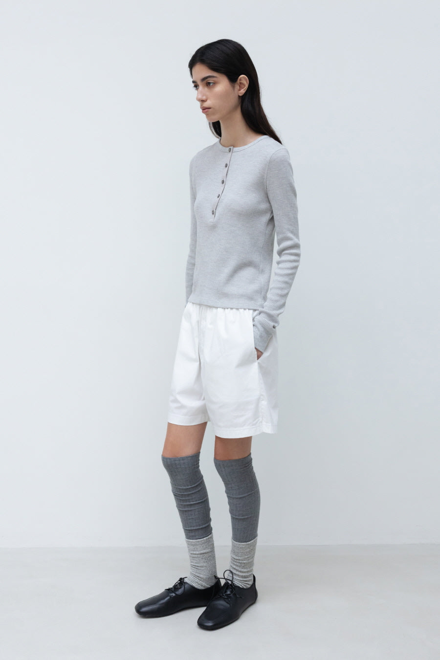Insilence - Hand & Leg Warmer (Melange Grey) product image 3 | TRAB K-Fashion Australia