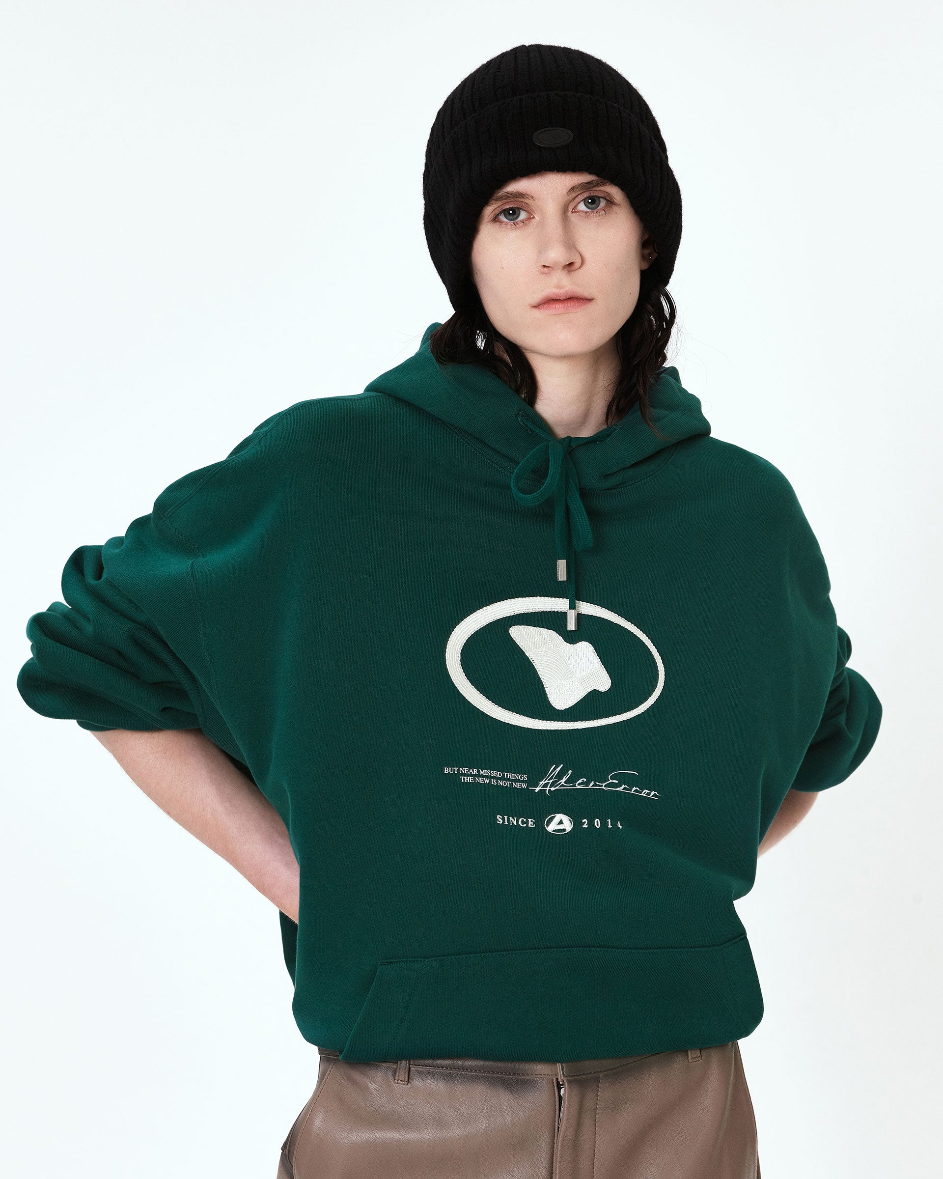 Ader Error - Etik logo hoodie (Green) product image 2 | TRAB K-Fashion Australia