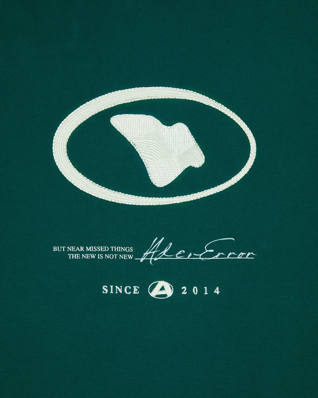 Ader Error - Etik logo hoodie (Green) product image 7 | TRAB K-Fashion Australia