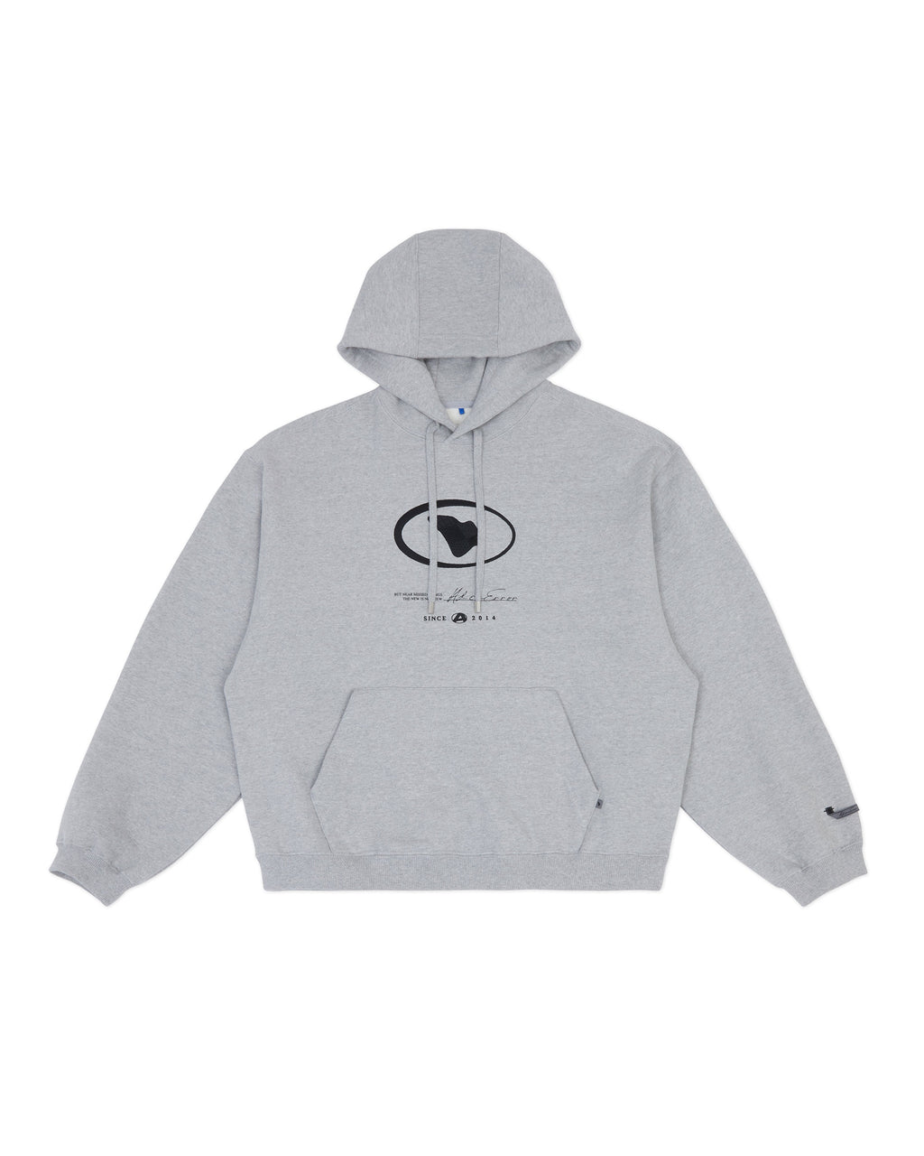 Ader Error - Etik logo hoodie (Grey) product image 13 | TRAB K-Fashion Australia