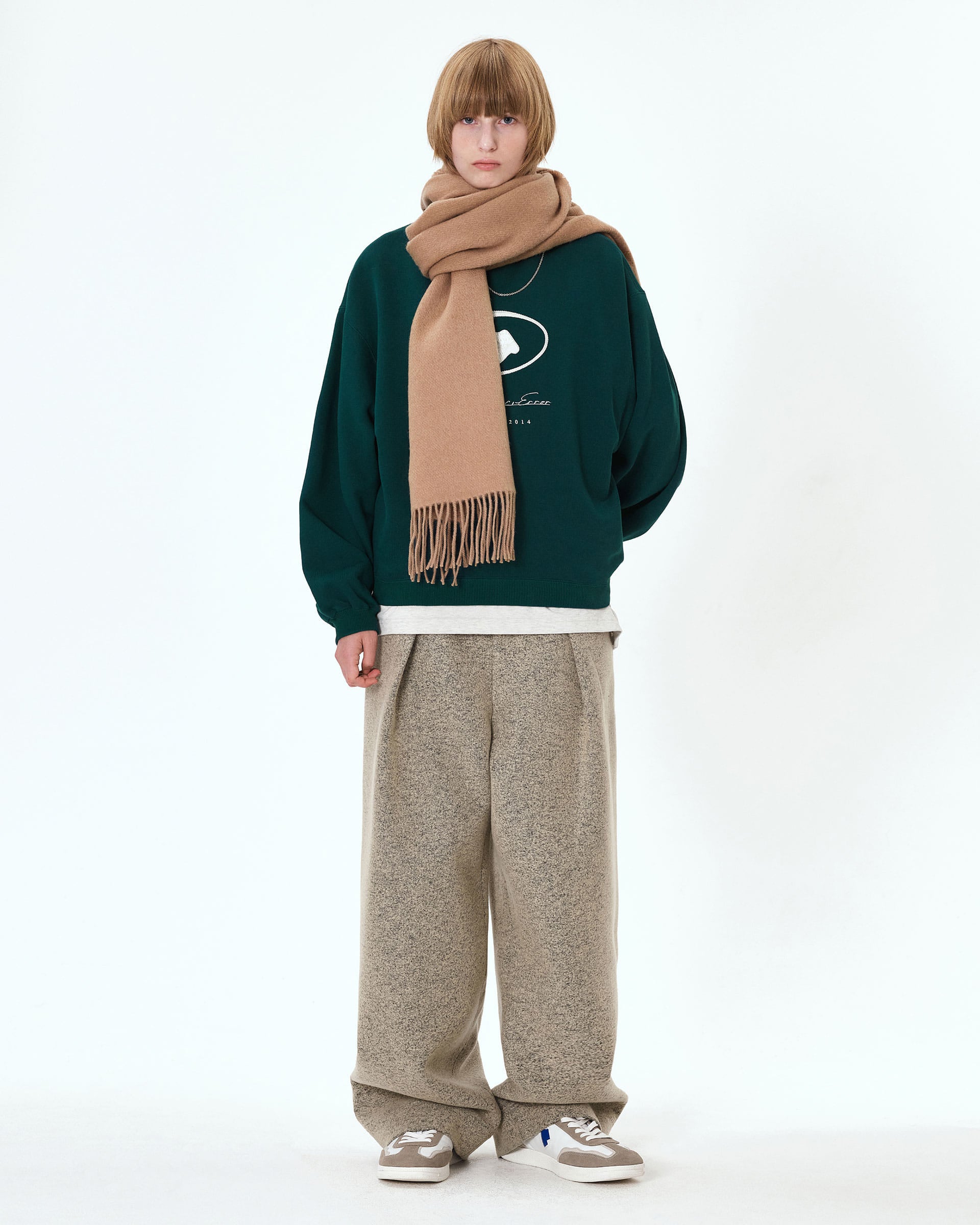 Ader Error - Etik logo sweatshirt (Green) product image 1 | TRAB K-Fashion Australia