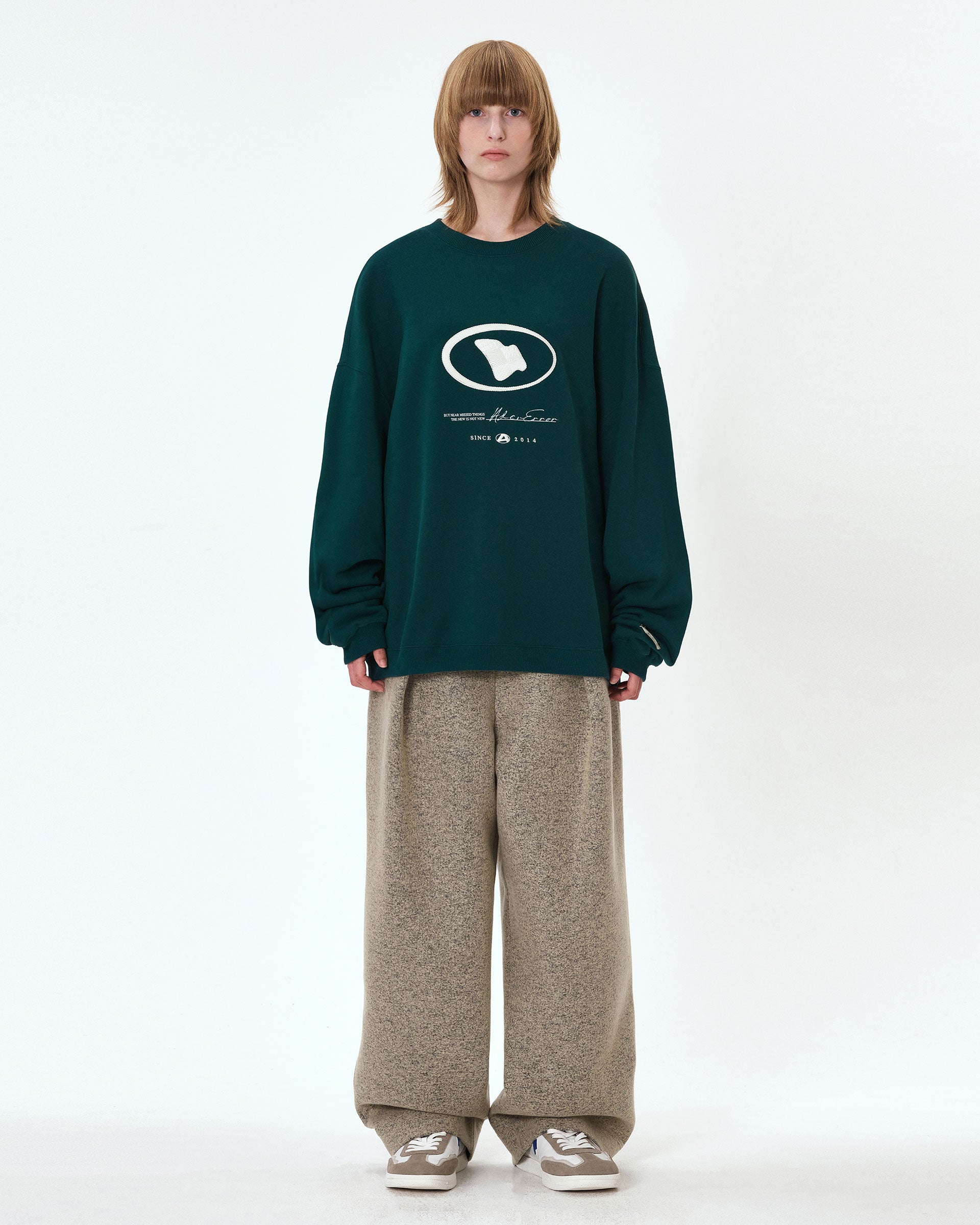 Ader Error - Etik logo sweatshirt (Green) product image 3 | TRAB K-Fashion Australia