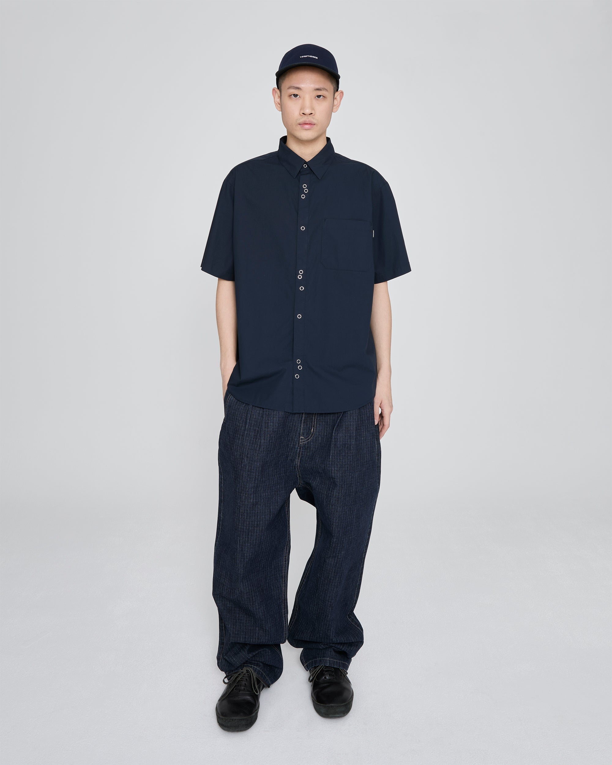 yeseyesee - Pinnacle S/S Shirt (Navy) product image 7 | TRAB K-Fashion Australia