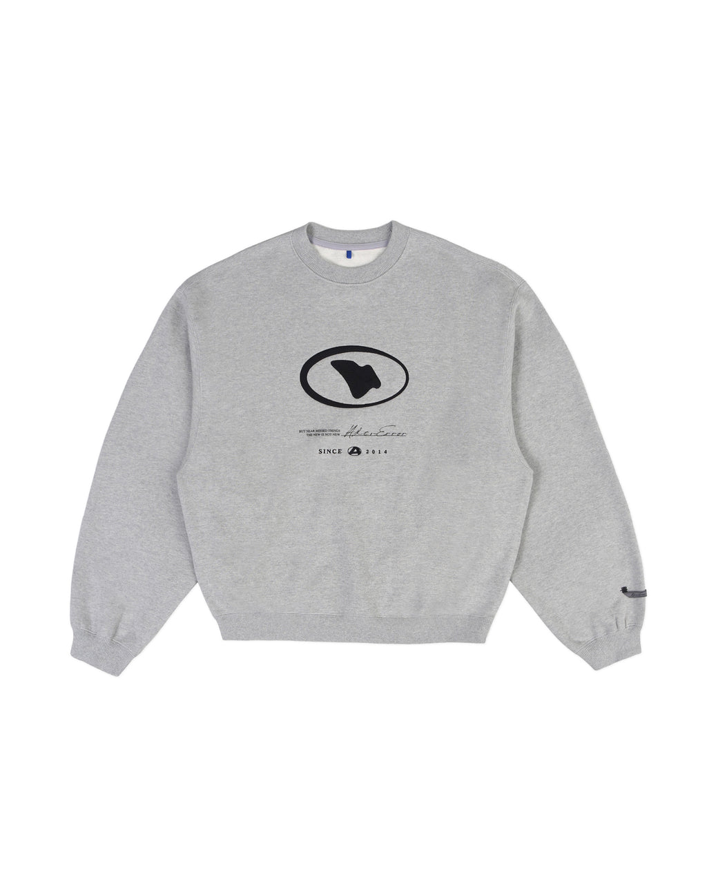 Ader Error - Etik logo sweatshirt (Grey) product image 12 | TRAB K-Fashion Australia