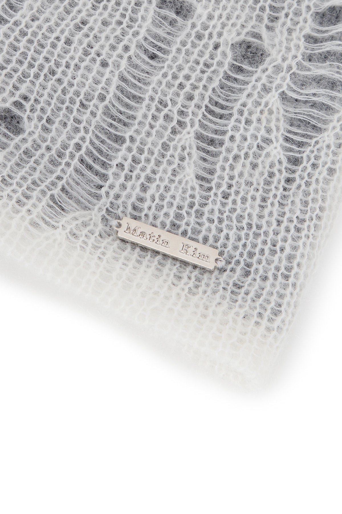 Matin Kim - Vintage Layer Knit Beanie (Ivory) product image 3 | TRAB K-Fashion Australia