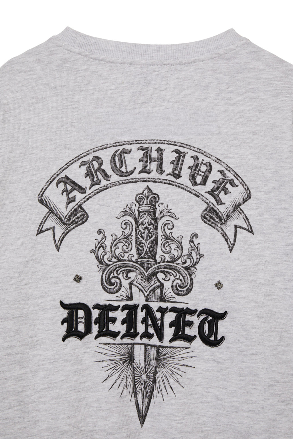 Deinet - Archive Crest Sweatshirt (Melange Grey) product image 4 | TRAB K-Fashion Australia