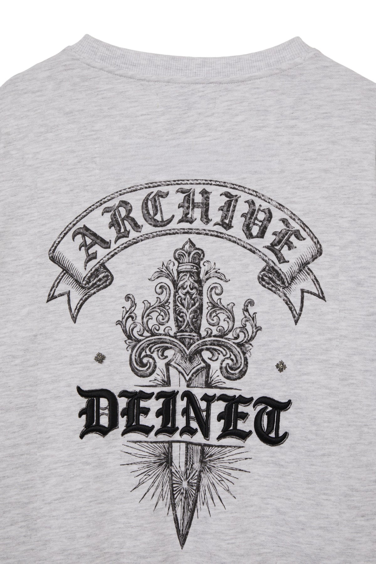 Deinet - Archive Crest Sweatshirt (Melange Grey) product image 4 | TRAB K-Fashion Australia
