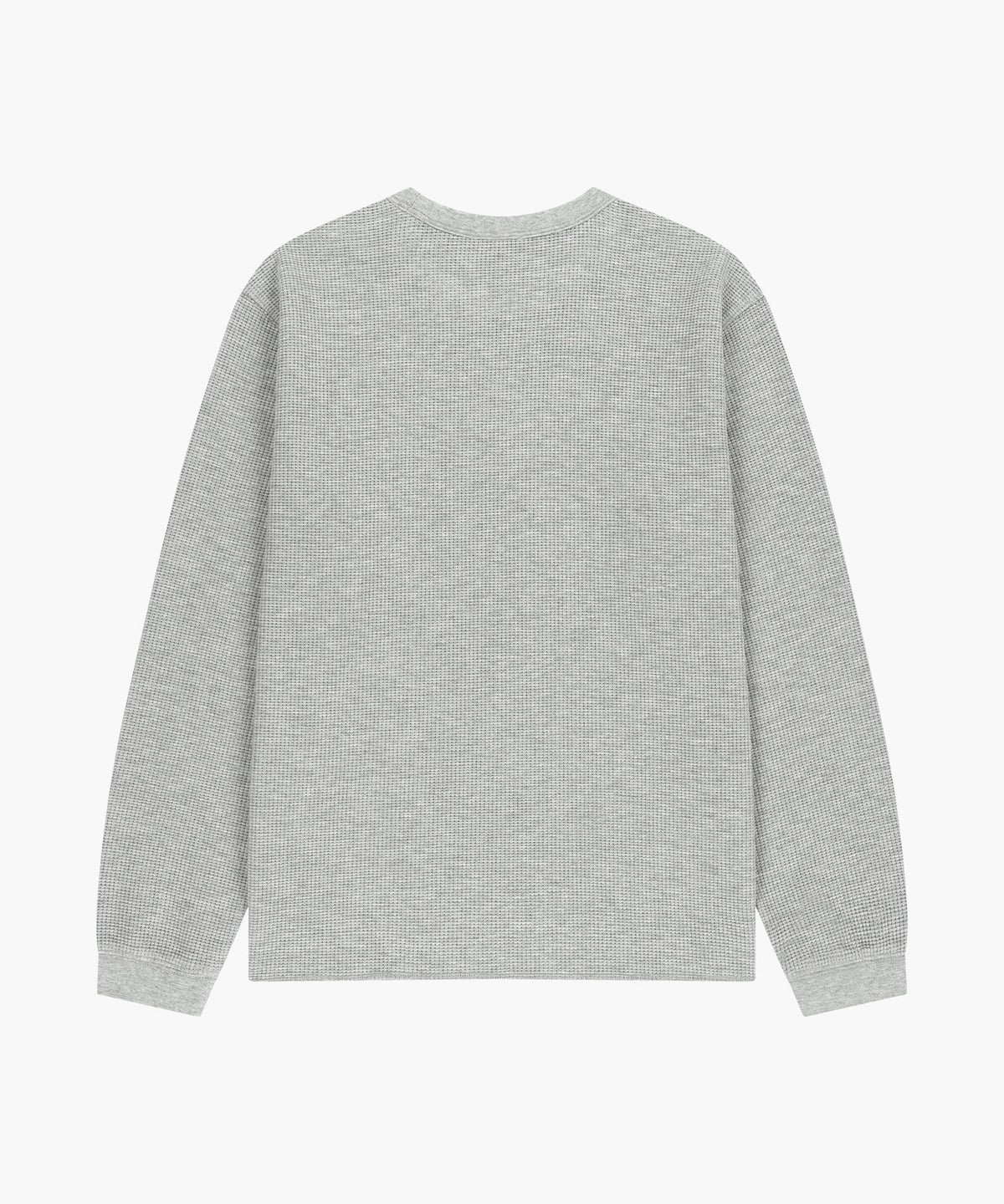 Marithe & Francois Girbaud - Waffle Long Sleeve Tee (Heather Gray) product image 2 | TRAB K-Fashion Australia