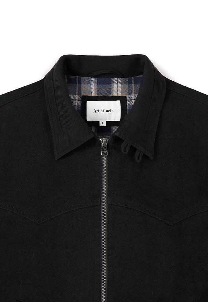 Art if acts - Cotton Western Blouson (Black) product image 11 | TRAB K-Fashion Australia