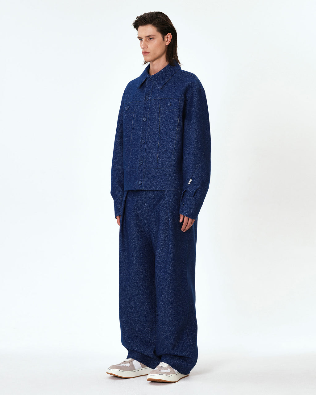 Ader Error - Banqu trucker jacket (Blue) product image 4 | TRAB K-Fashion Australia