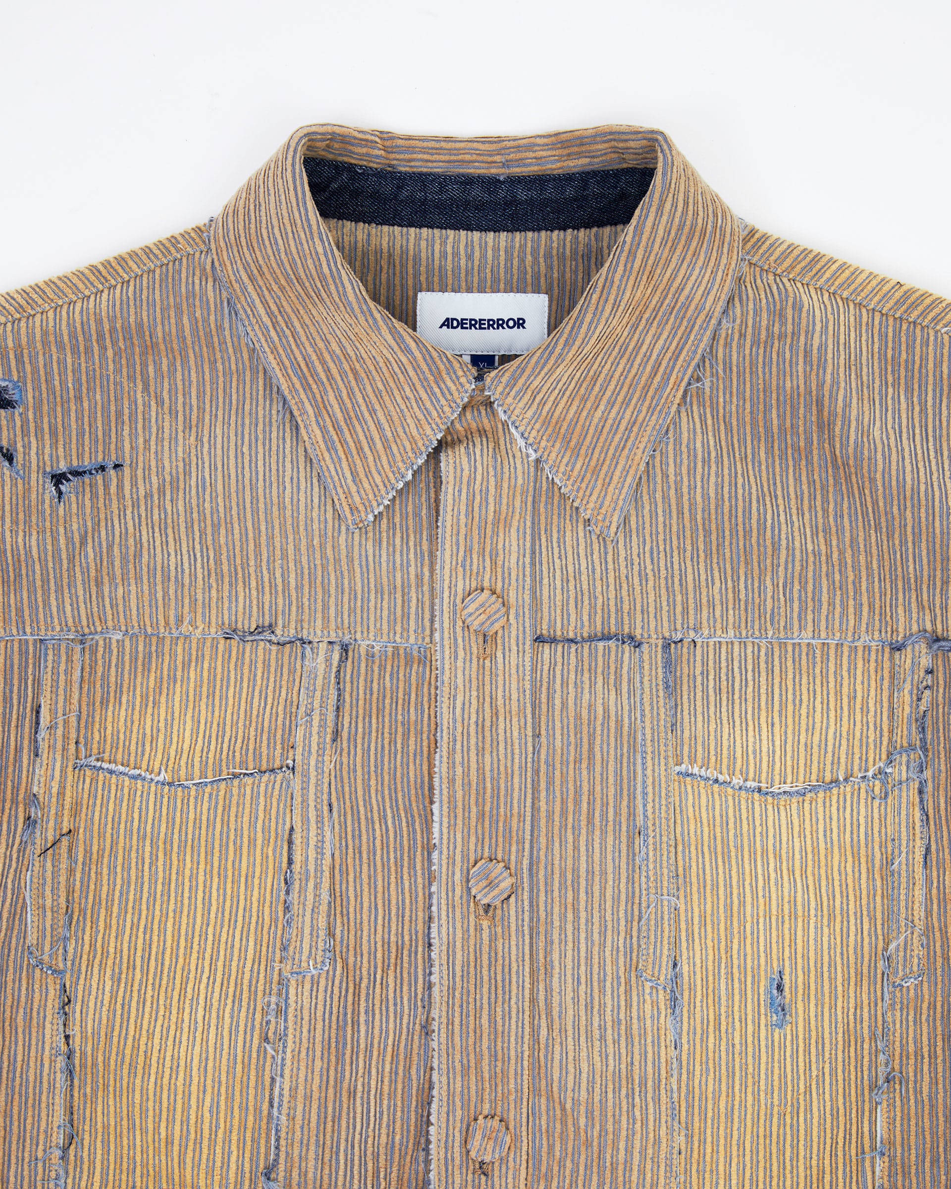 Ader Error - Carid aging trucker jacket (Beige) product image 8 | TRAB K-Fashion Australia