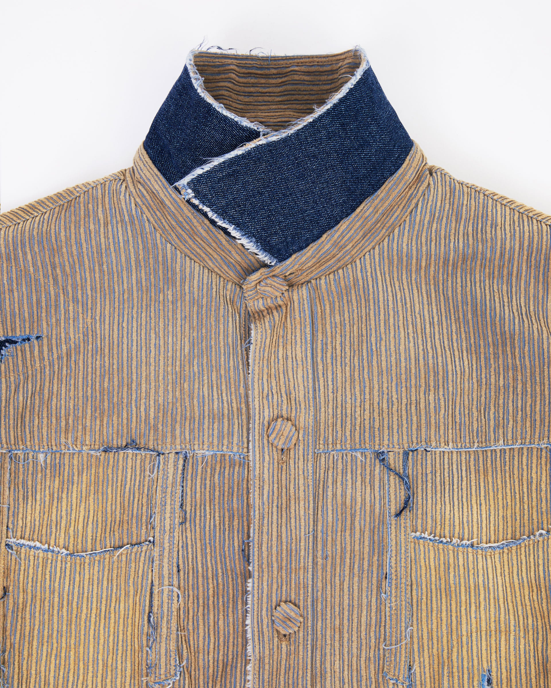 Ader Error - Carid aging trucker jacket (Beige) product image 9 | TRAB K-Fashion Australia