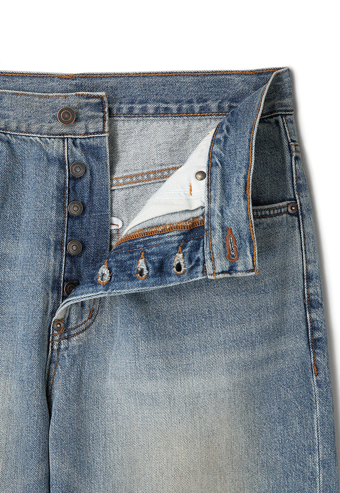 Art if acts - Vintage Wide Denim Pants (Washed Blue) product image 8 | TRAB K-Fashion Australia