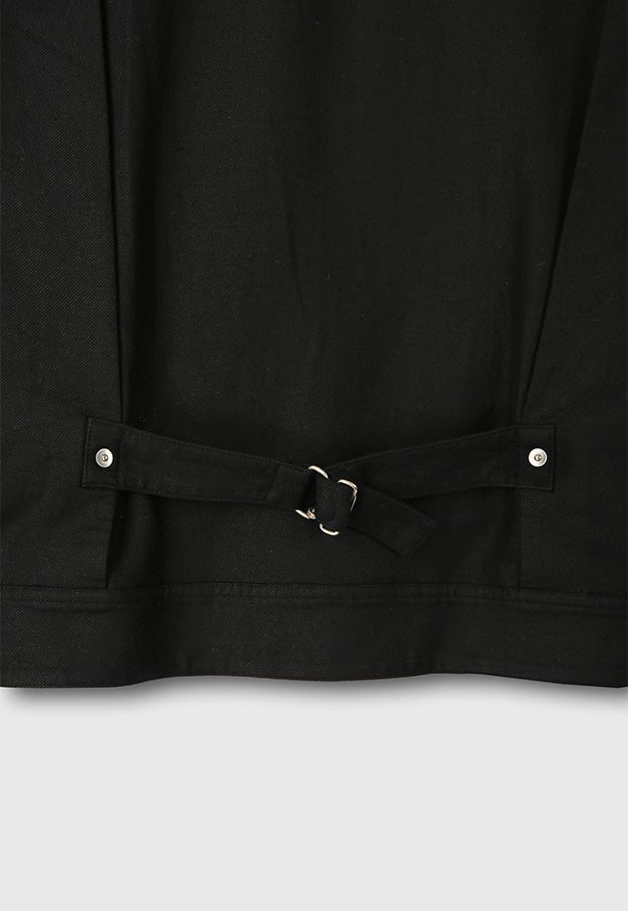 Tonywack - Milled Linen Rayon Type1 Zip Jacket (Black) product image 14 | TRAB K-Fashion Australia