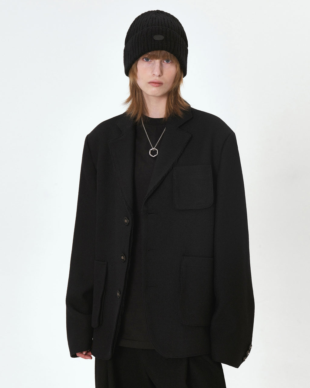 Ader Error - Letta blazer (Noir) product image 2 | TRAB K-Fashion Australia