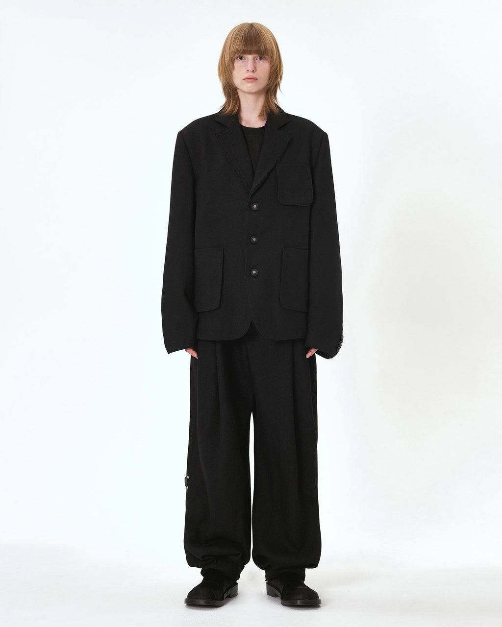 Ader Error - Letta blazer (Noir) product image 3 | TRAB K-Fashion Australia