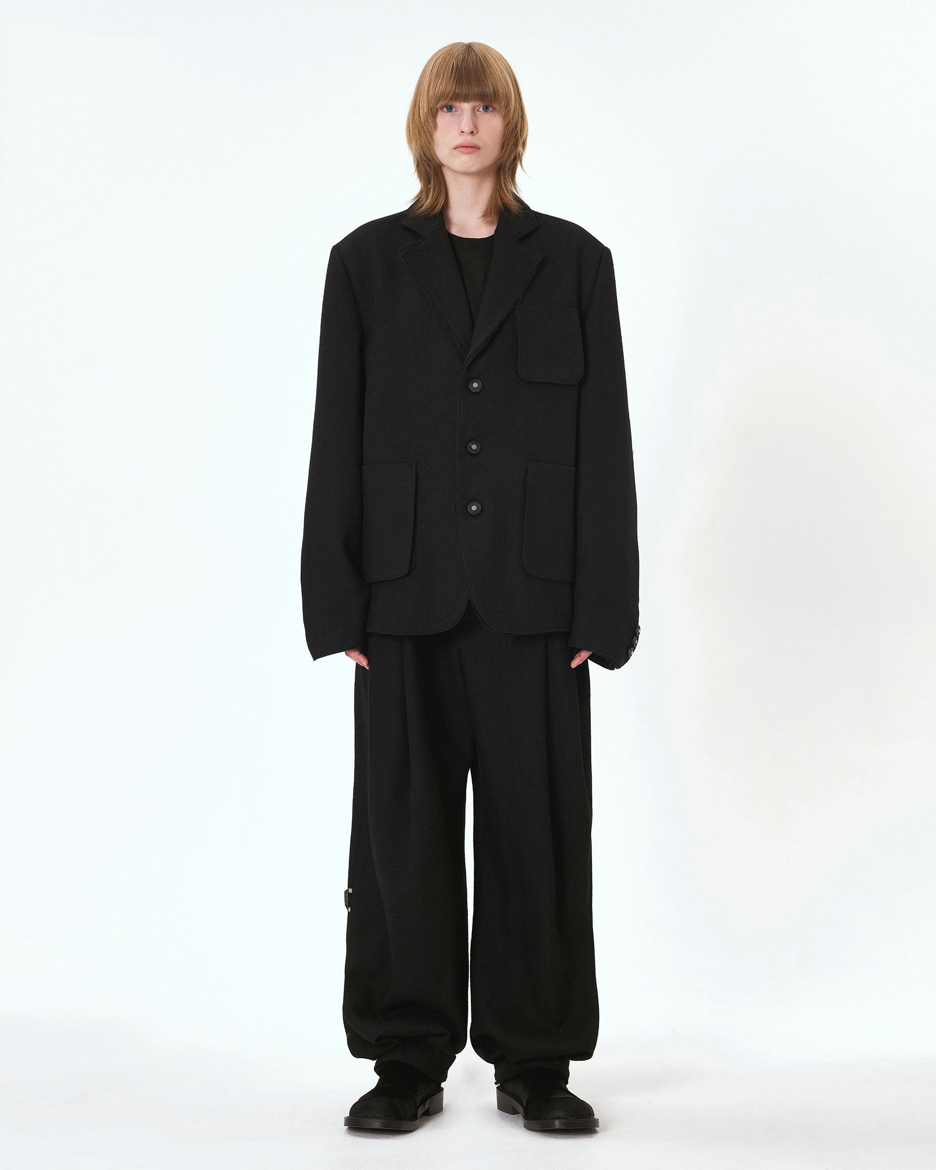 Ader Error - Letta blazer (Noir) product image 3 | TRAB K-Fashion Australia