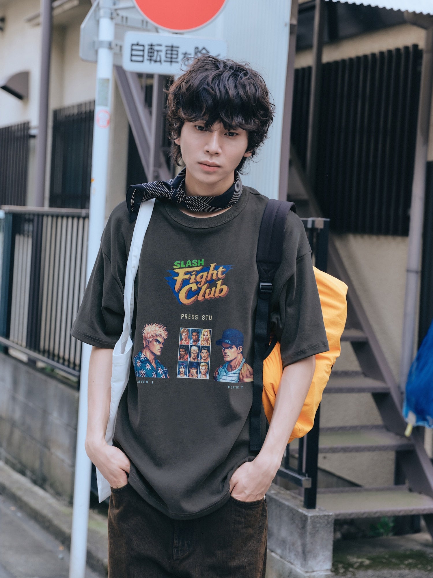 Stu - Fight Club T-Shirt (Charcoal) product image 15 | TRAB K-Fashion Australia