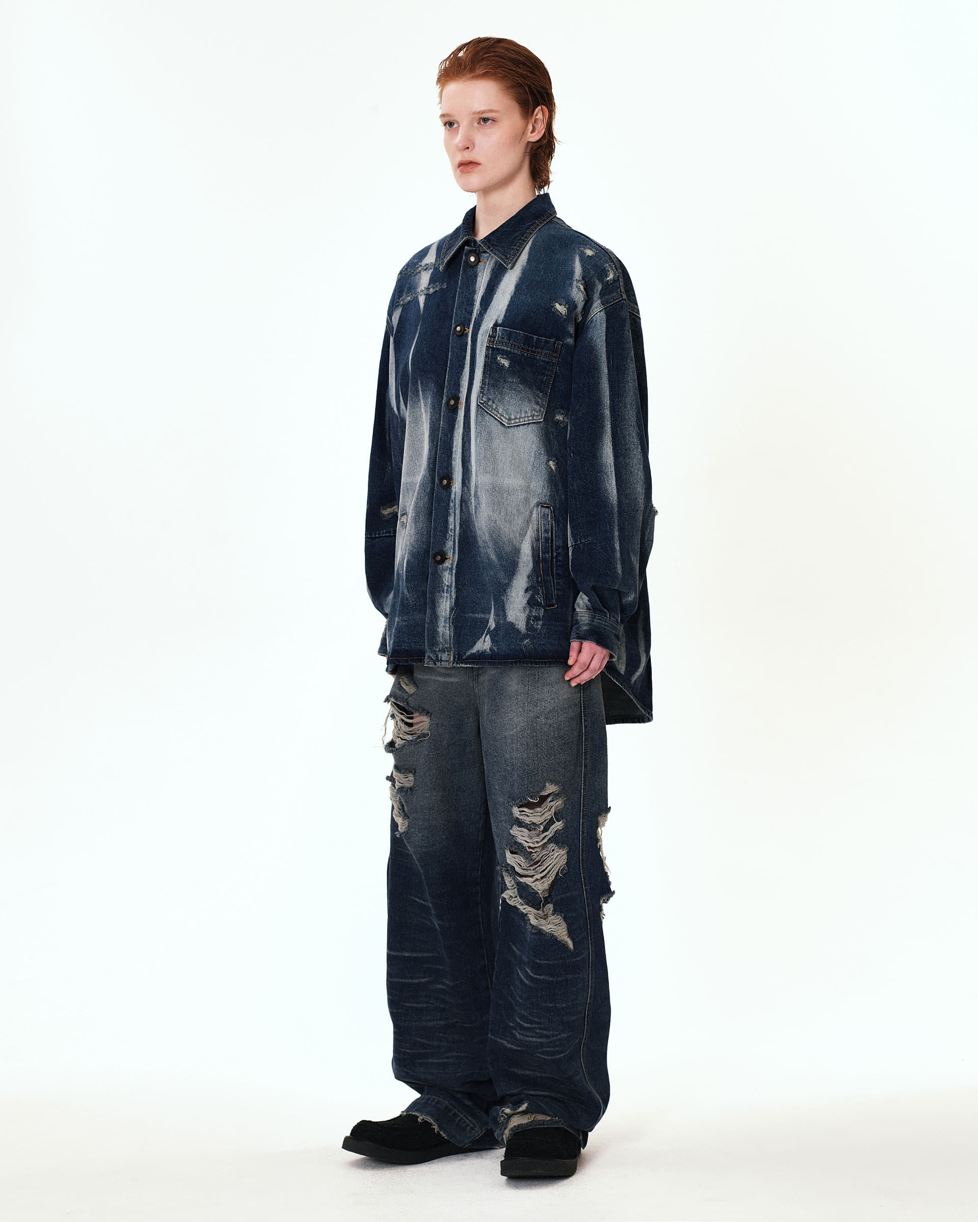 Ader Error - Rueta jacket (Blue) product image 4 | TRAB K-Fashion Australia