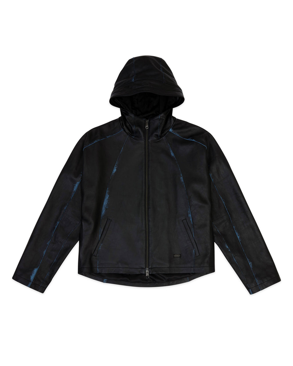 Ader Error - Burnid leather jacket (Noir) product image 12 | TRAB K-Fashion Australia