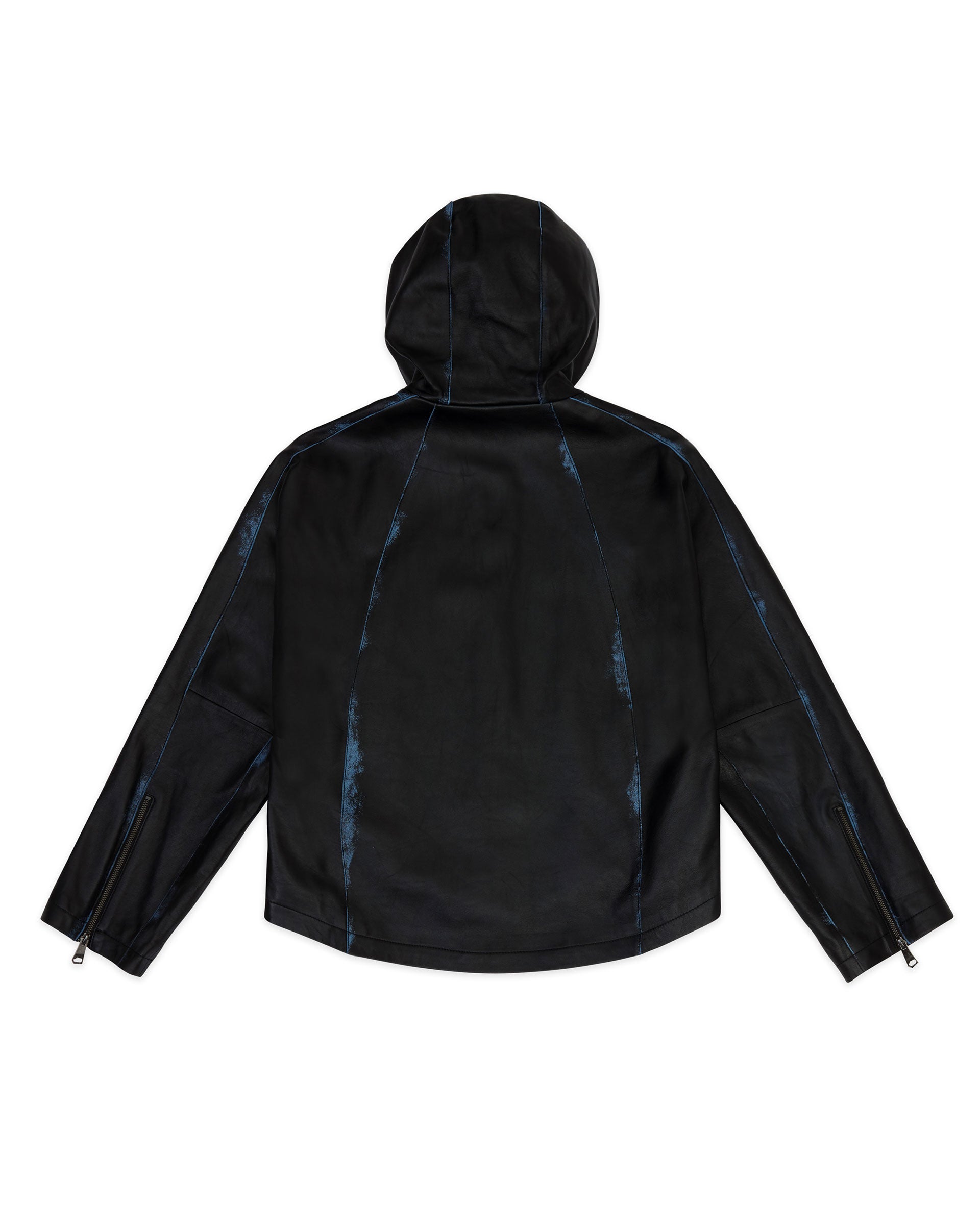 Ader Error - Burnid leather jacket (Noir) product image 13 | TRAB K-Fashion Australia