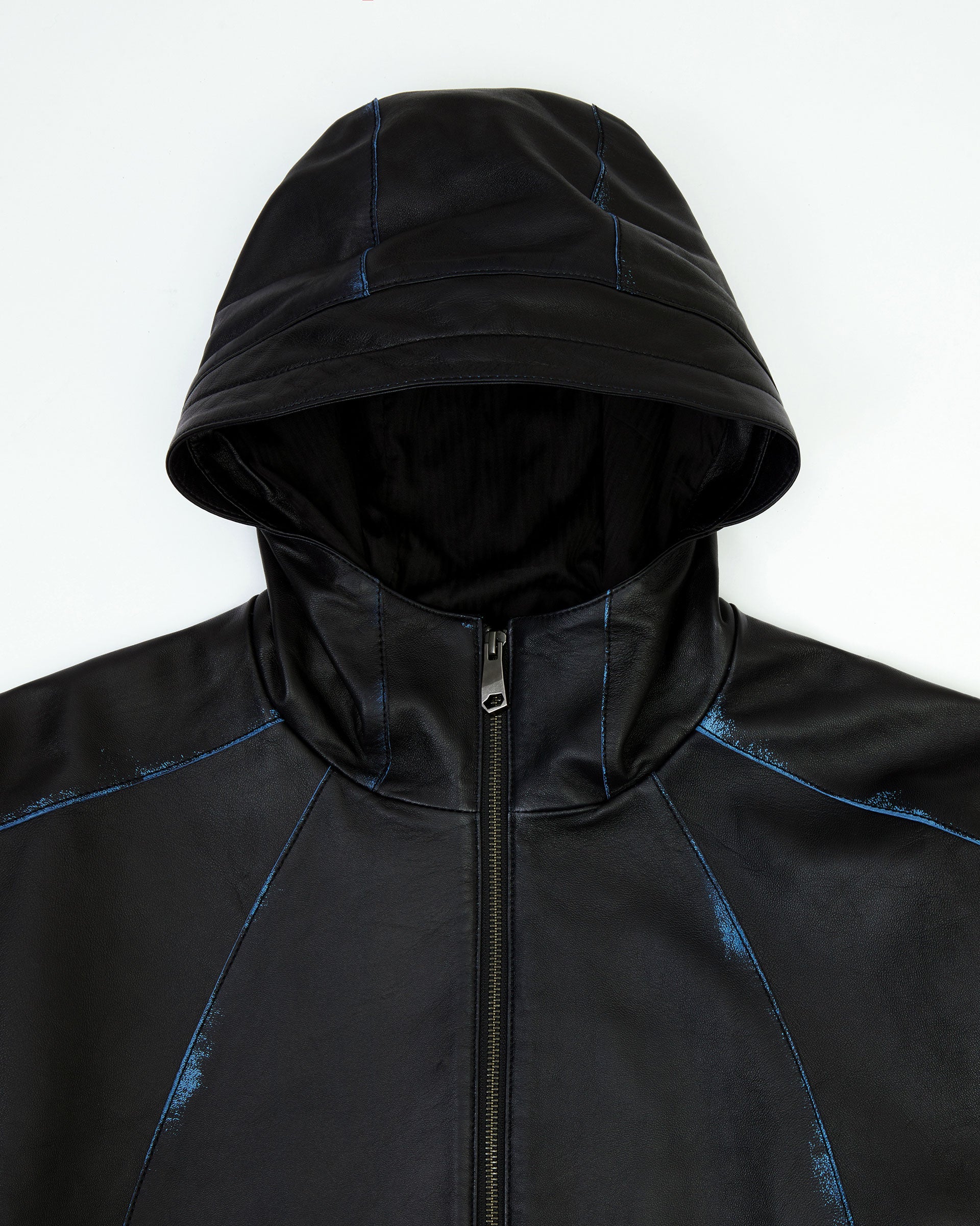 Ader Error - Burnid leather jacket (Noir) product image 6 | TRAB K-Fashion Australia