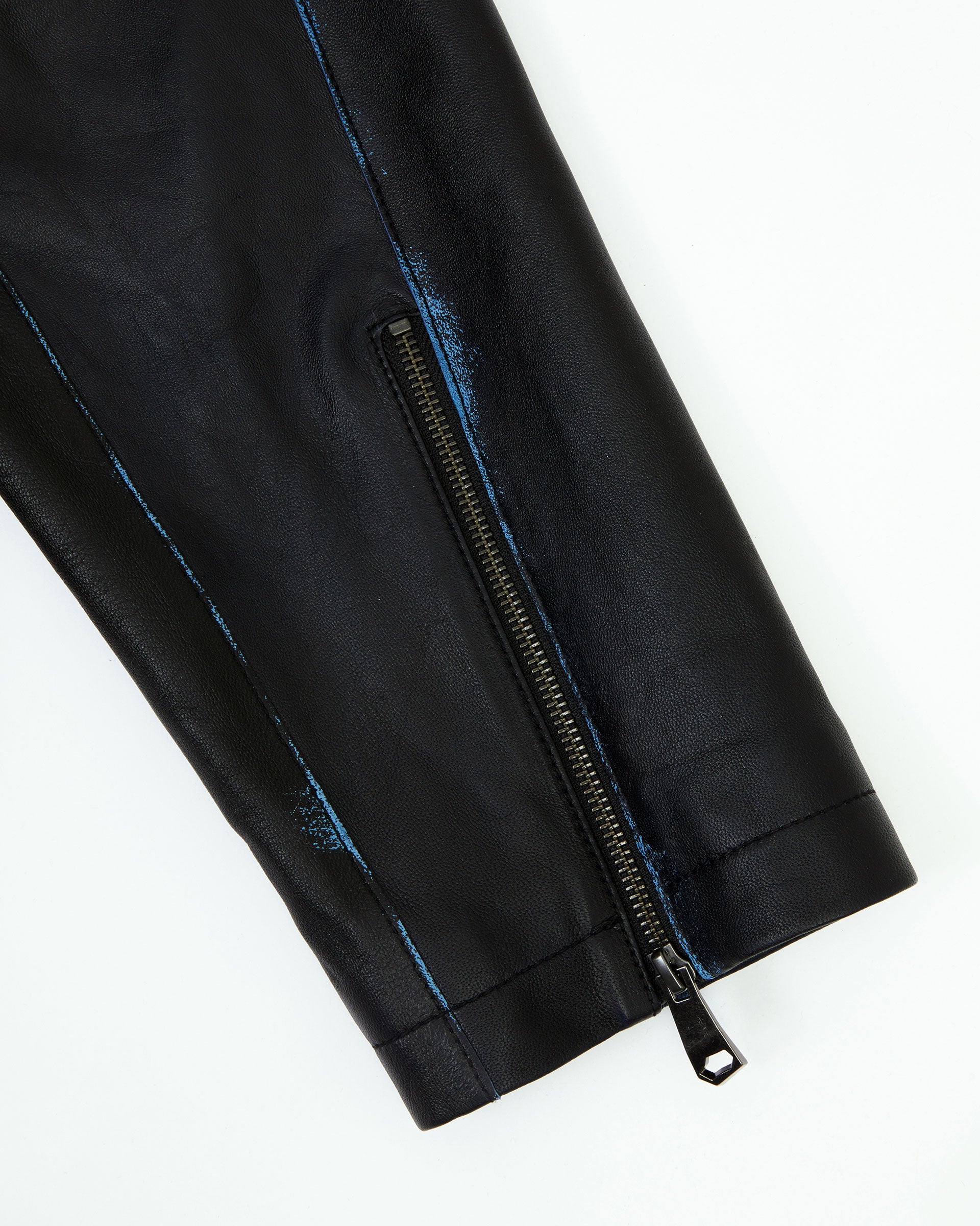 Ader Error - Burnid leather jacket (Noir) product image 9 | TRAB K-Fashion Australia