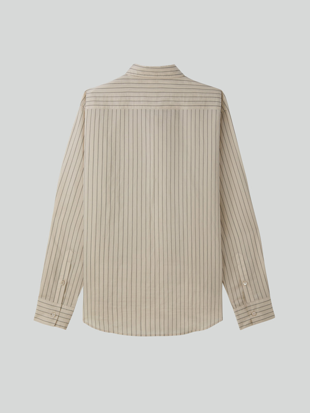 Recto - Lea Stripe Shirt (Pale Beige) product image 11 | TRAB K-Fashion Australia