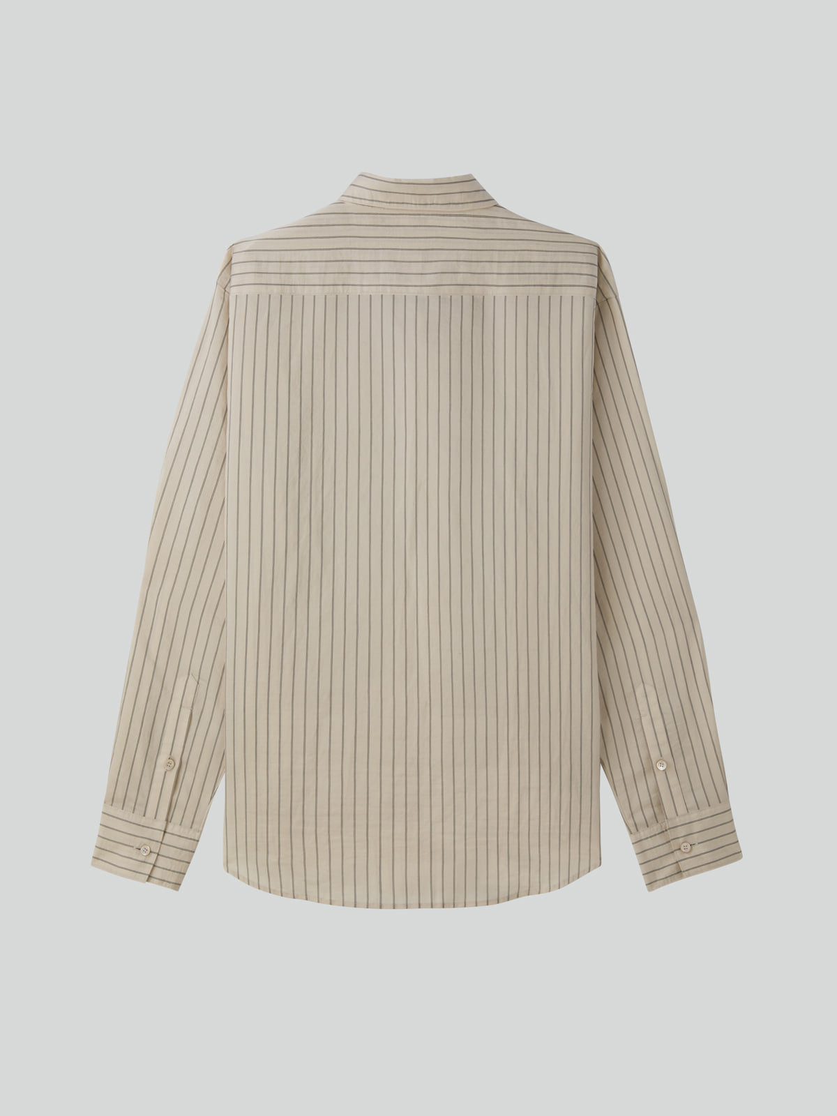 Recto - Lea Stripe Shirt (Pale Beige) product image 11 | TRAB K-Fashion Australia
