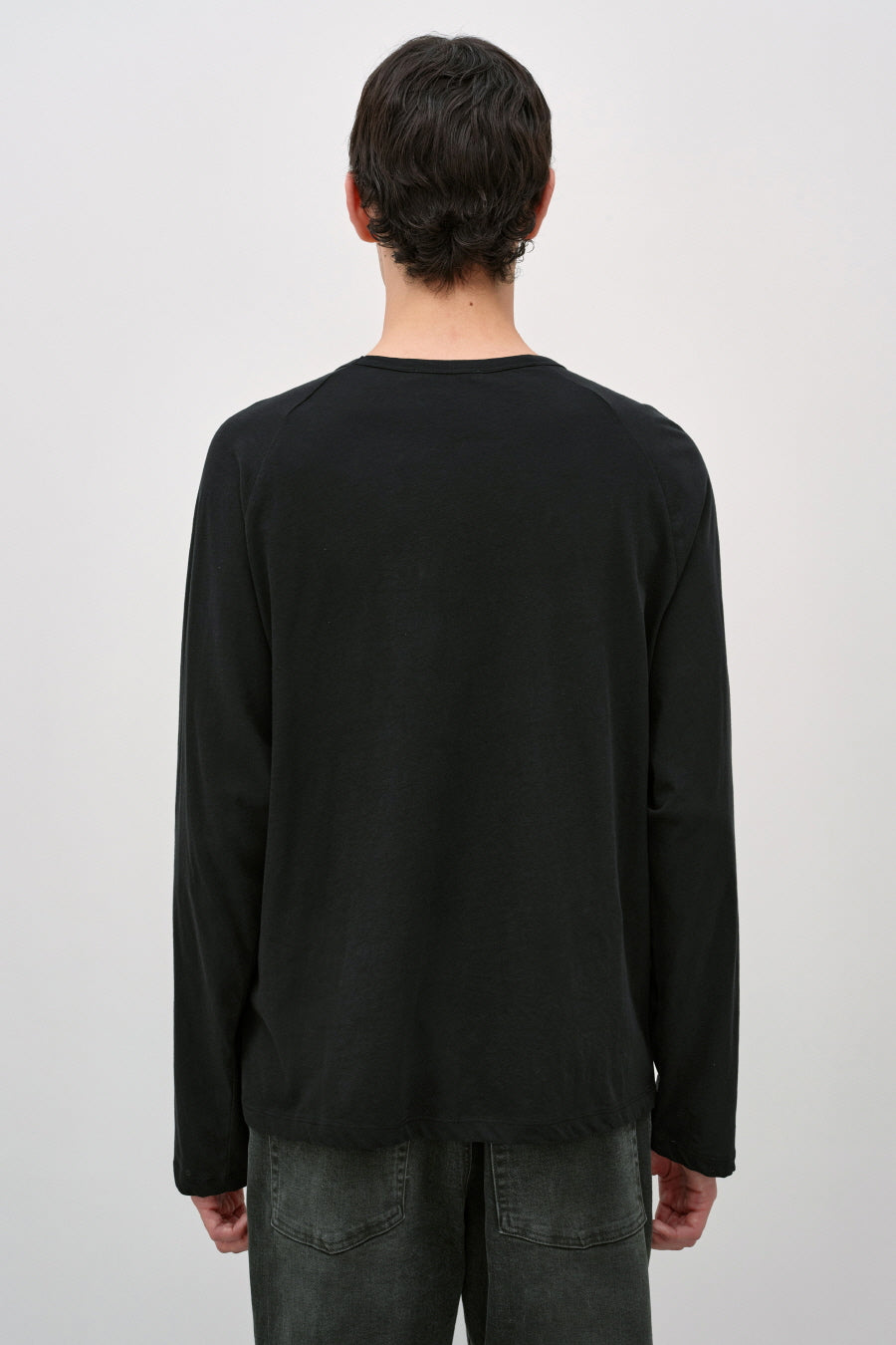 Insilence - High Twist Cotton Long Sleeve (Black) product image 4 | TRAB K-Fashion Australia