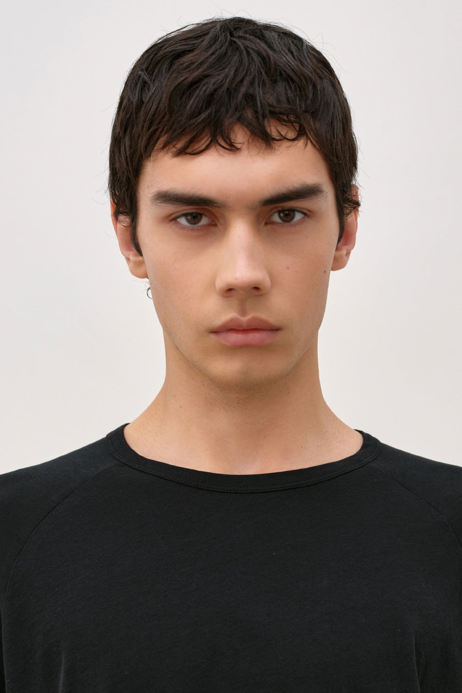 Insilence - High Twist Cotton Long Sleeve (Black) product image 1 | TRAB K-Fashion Australia