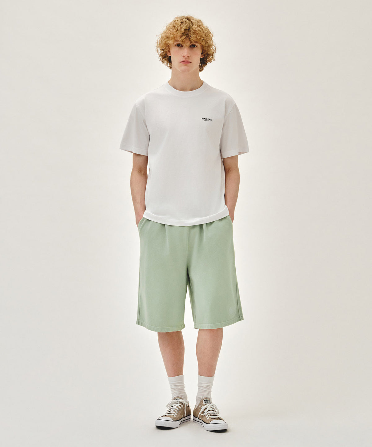 Marithe & Francois Girbaud - Small Regular Logo Tee (White) product image 5 | TRAB K-Fashion Australia