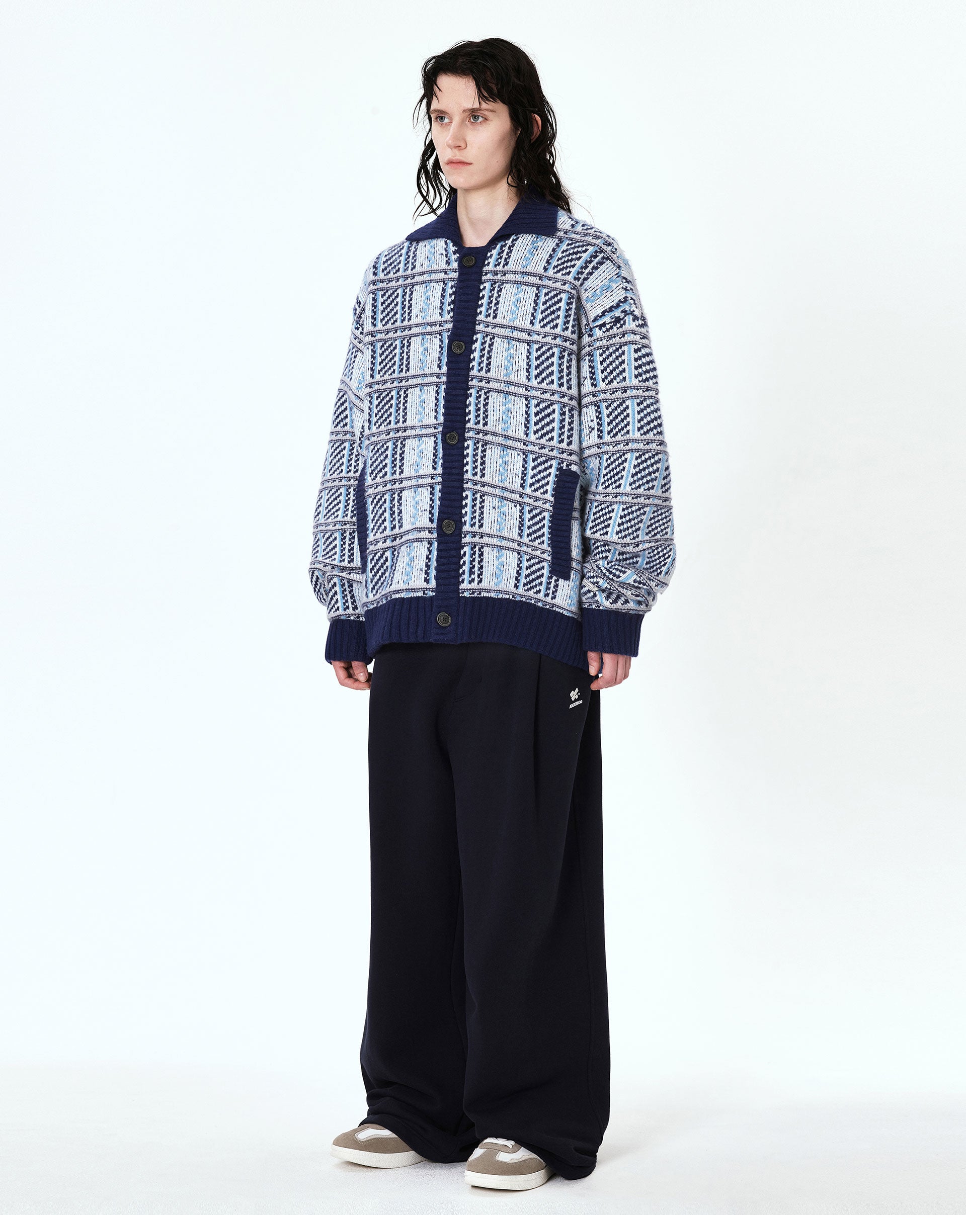 Ader Error - Lota cardigan (Sky blue) product image 4 | TRAB K-Fashion Australia