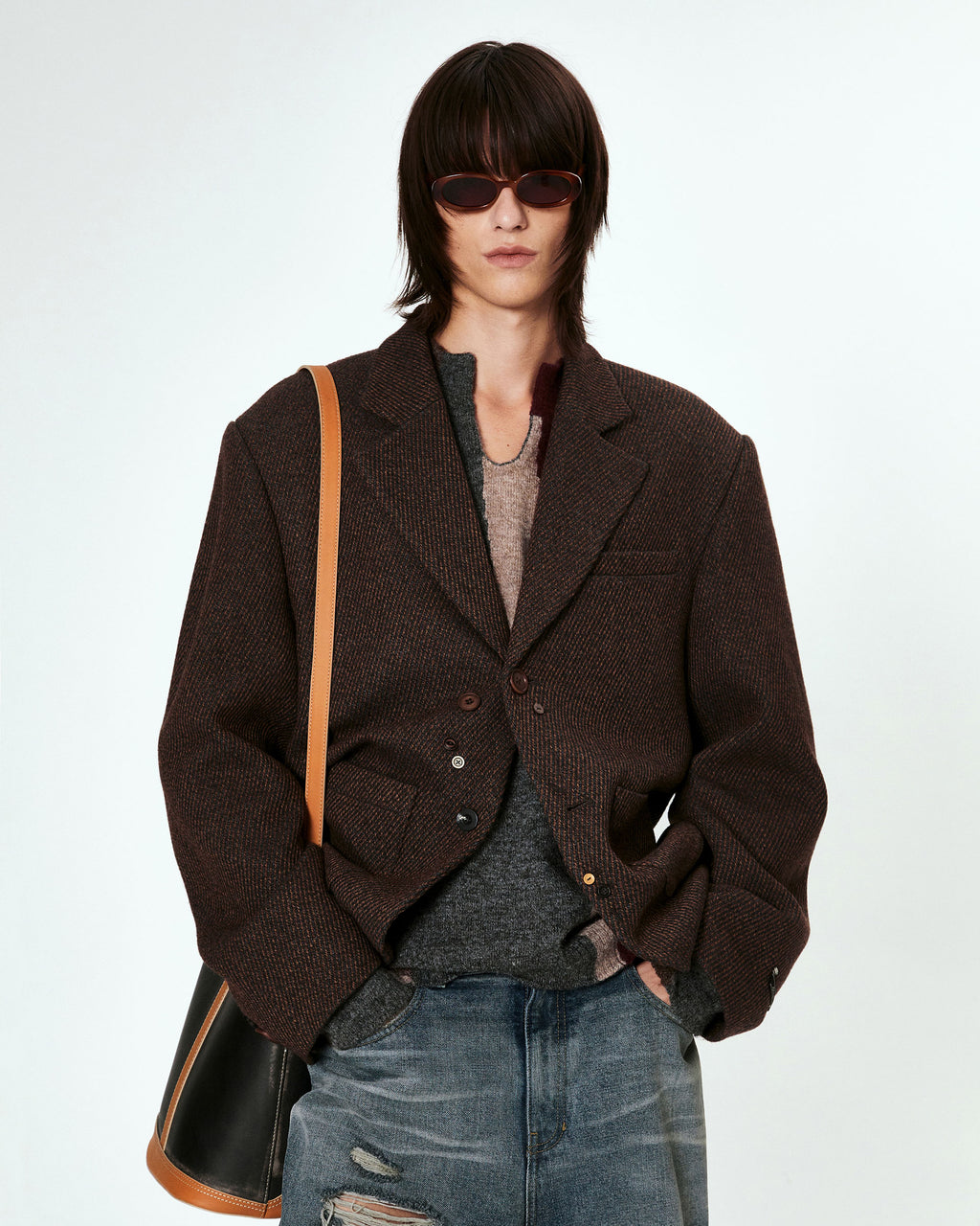 Ader Error - Urft blazer (Brown) product image 2 | TRAB K-Fashion Australia