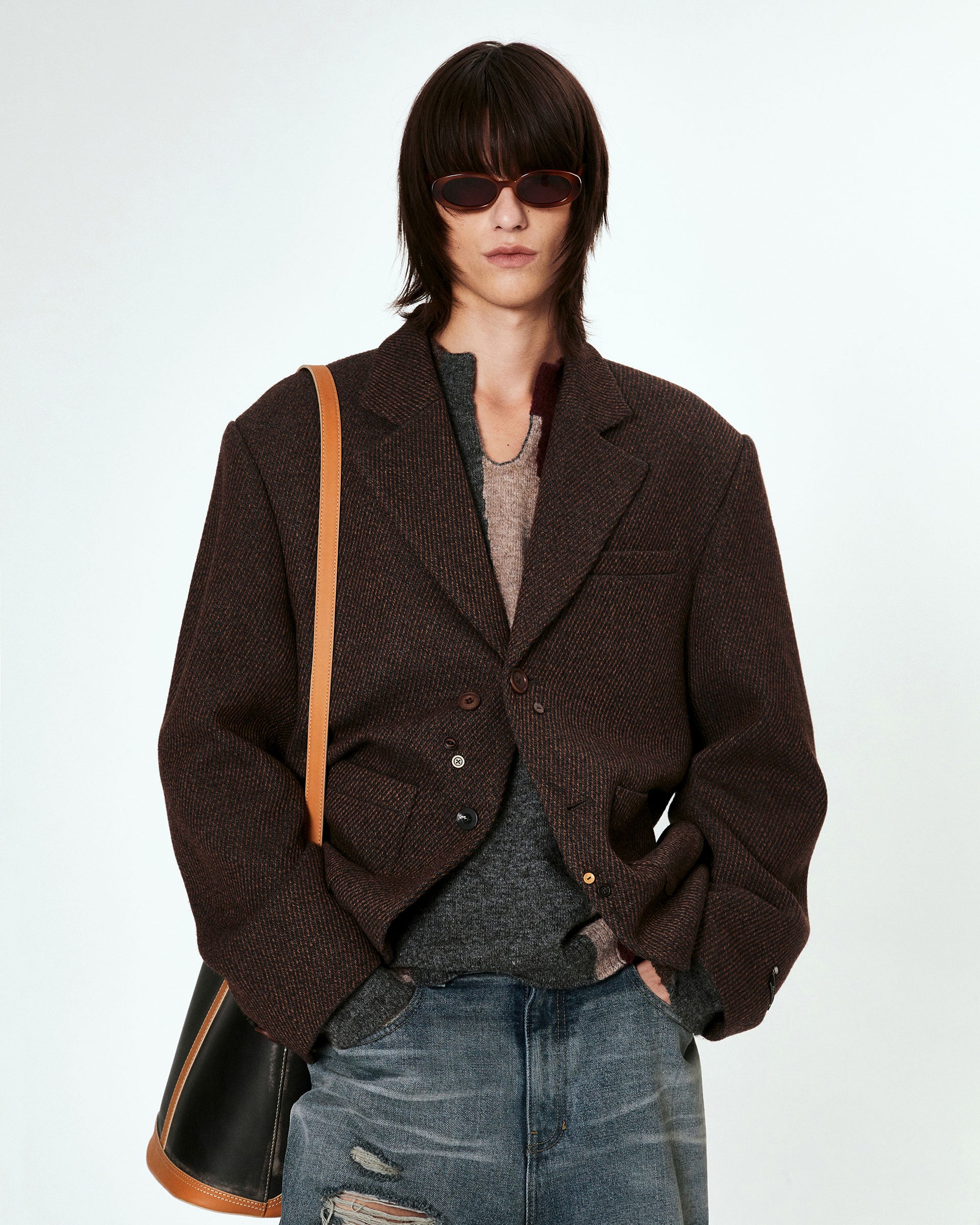 Ader Error - Urft blazer (Brown) product image 2 | TRAB K-Fashion Australia