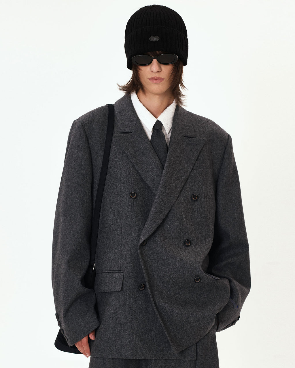 Ader Error - Oceola blazer (Charcoal) product image 2 | TRAB K-Fashion Australia