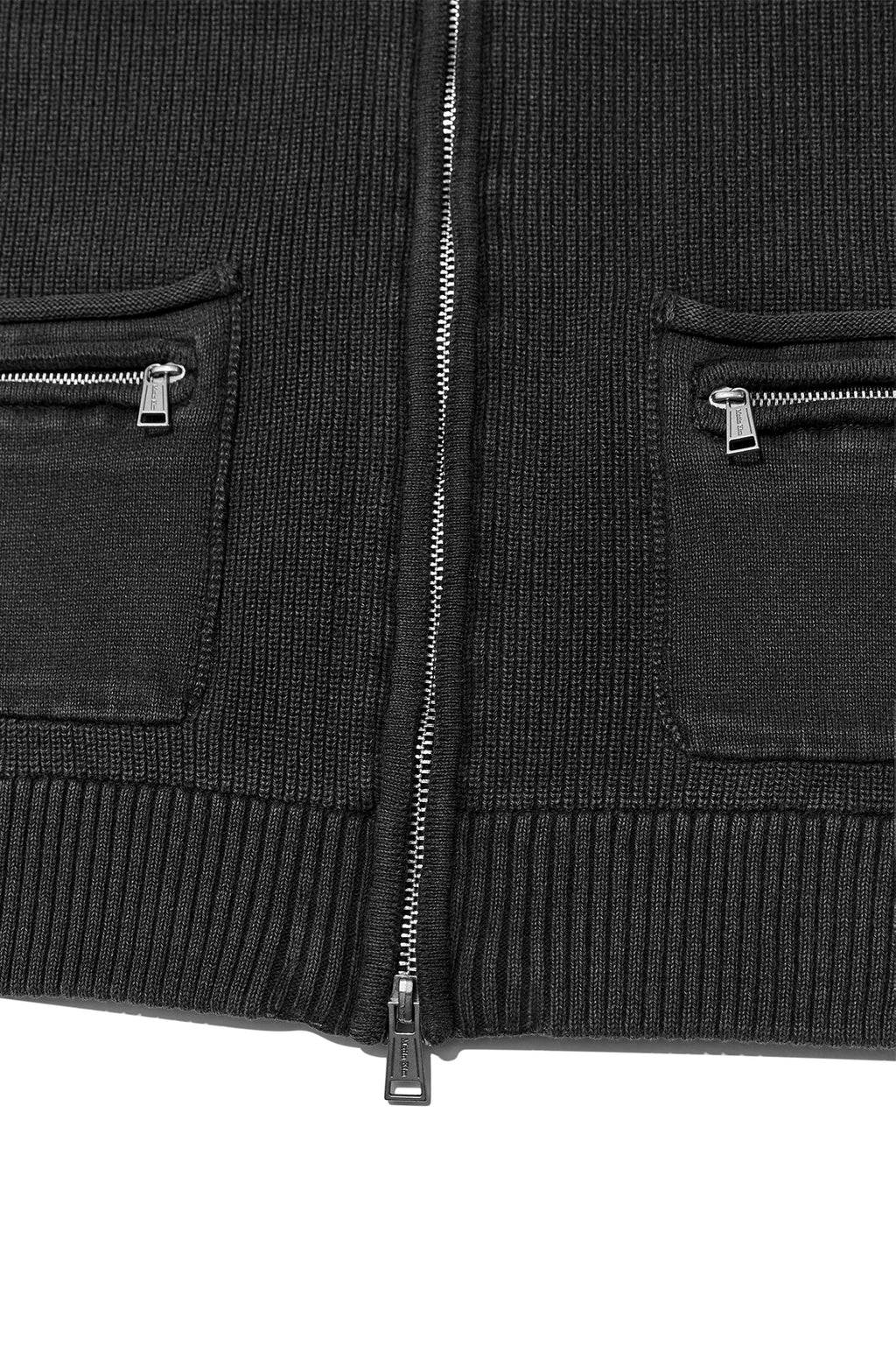 Matin Kim - Logo Point Washed Knit Vest (Charcoal) product image 4 | TRAB K-Fashion Australia