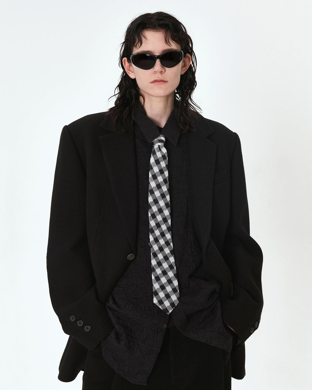 Ader Error - Frine blazer (Noir) product image 4 | TRAB K-Fashion Australia
