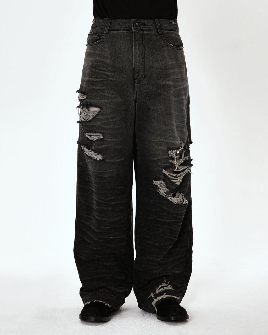 Ader Error - Rueta jeans (Noir) product image 3 | TRAB K-Fashion Australia