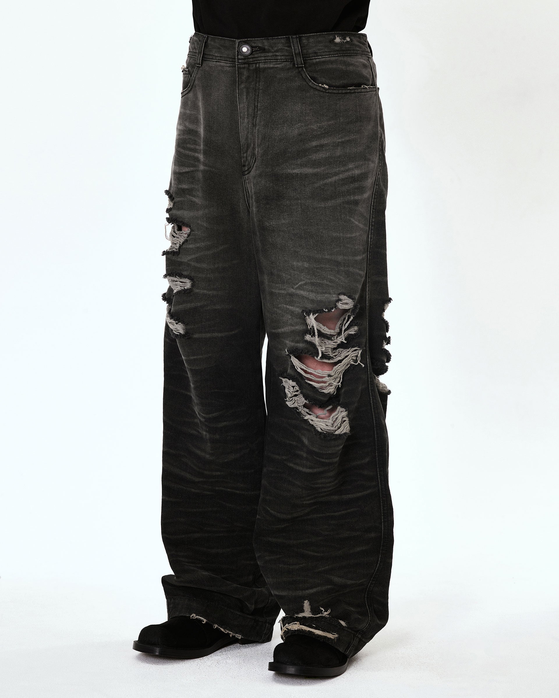 Ader Error - Rueta jeans (Noir) product image 4 | TRAB K-Fashion Australia