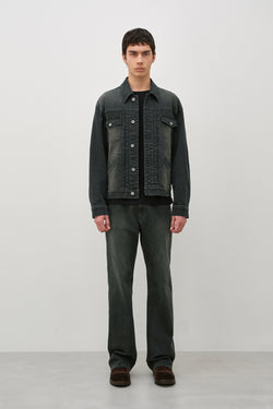 Insilence - Denim Ranch Jacket (Khaki) product image 1 | TRAB K-Fashion Australia