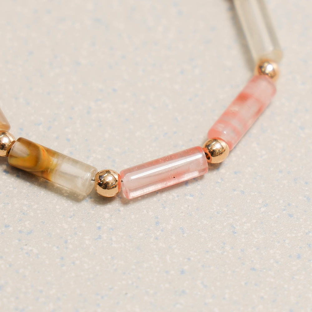 Towtow Archive - Garten Necklace Dappled (Pink) product image 2 | TRAB K-Fashion Australia