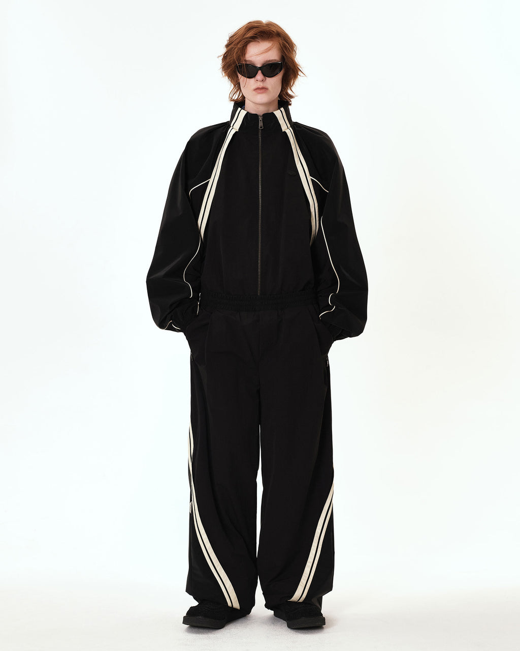 Ader Error - Bashar trousers (Noir) product image 1 | TRAB K-Fashion Australia