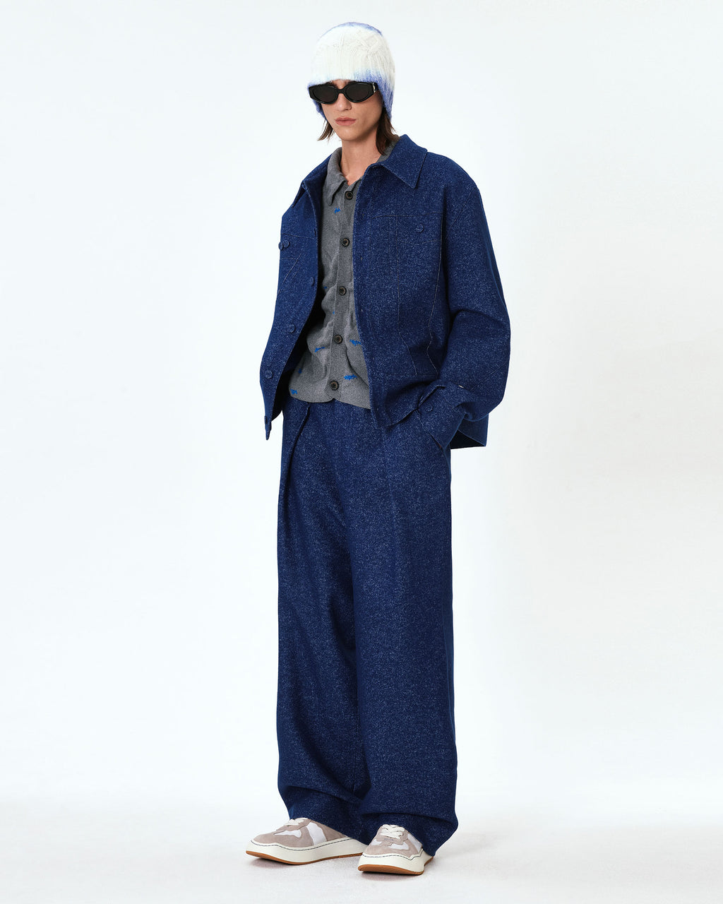 Ader Error - Banqu trousers (Blue) product image 1 | TRAB K-Fashion Australia