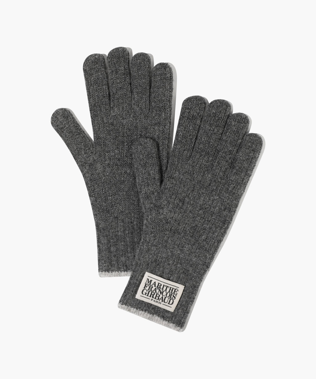 Marithe & Francois Girbaud - Classic Logo Glove (Charcoal) product image 3 | TRAB K-Fashion Australia